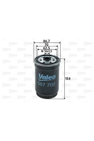 Filtro carburante valeo 21-587700