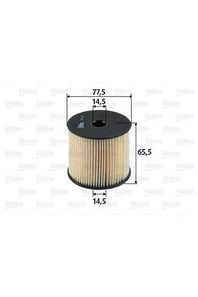 Filtro carburante valeo 21-587903