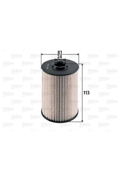 Filtro carburante valeo 21-587928
