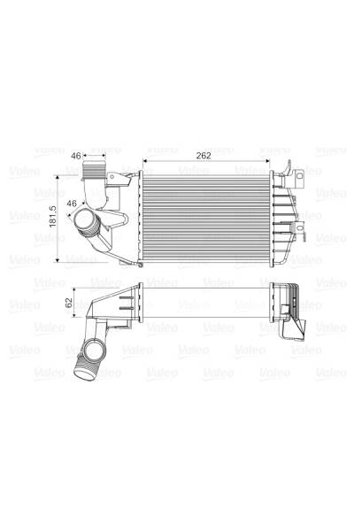 Intercooler valeo 21-818556