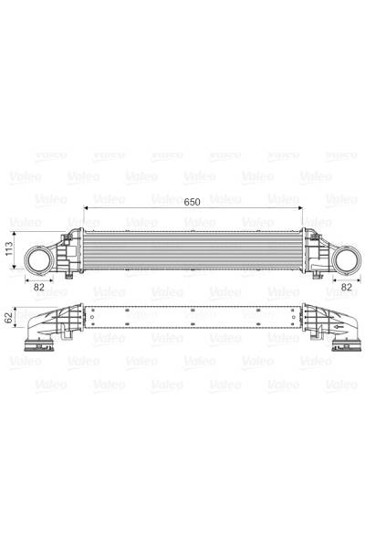 Intercooler valeo 21-818587