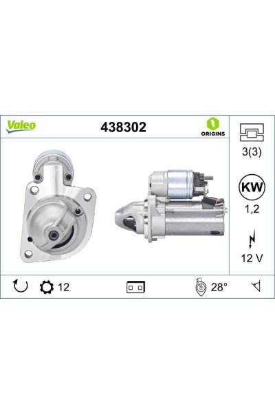 Motorino d'avviamento valeo 21-438302