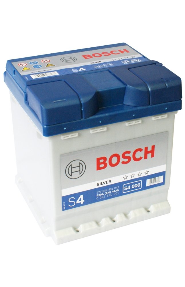 Immagine per Batteria Avviamento Cubetto BOSCH  44 Ah - 420 A Polo Positivo a dx da Autozona