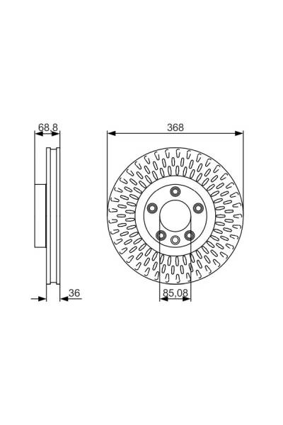 Disco freno bosch 30-0 986 479 A33