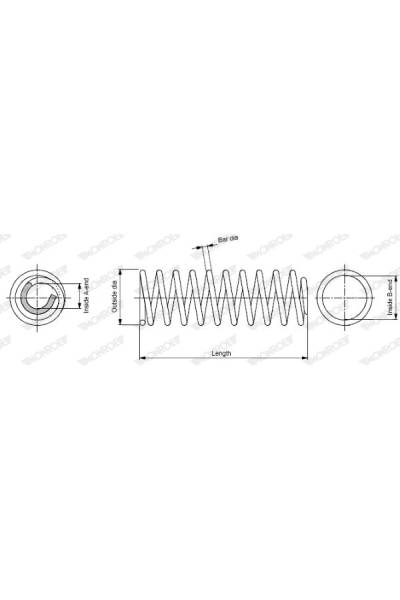 Molla autotelaio monroe 37-SP3709