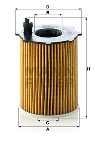 Filtro olio mann-filter 4-HU 716/2 x