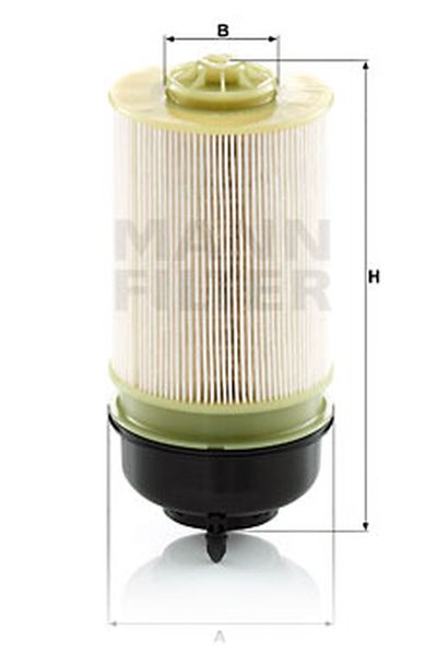 Filtro carburante mann-filter 4-PU 12 001-2 z