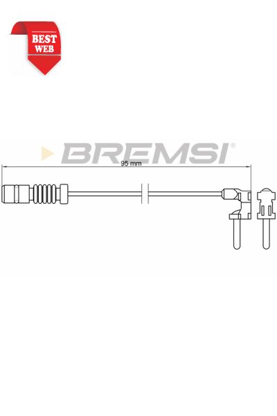 Contatto segnalazione usura pastiglie bremsi WI0501