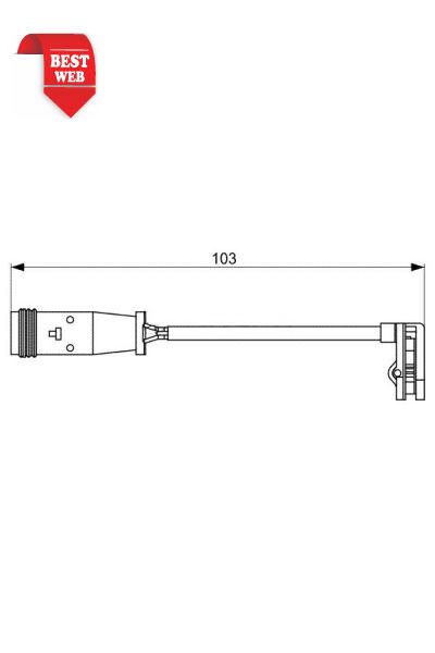Contatto segnalazione usura pastiglie bremsi WI0631