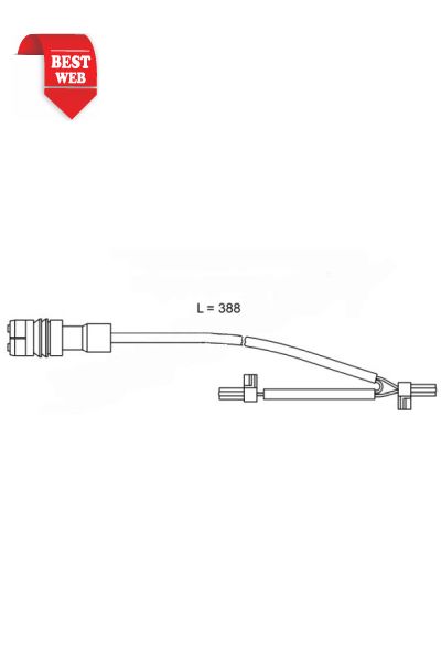 Contatto segnalazione usura pastiglie bremsi WI0658