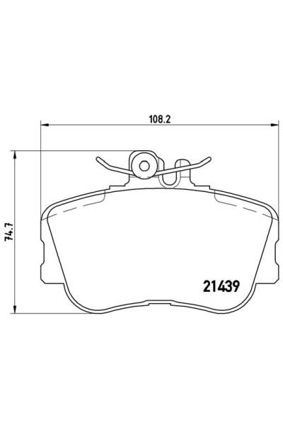 Kit pastiglie freno, Freno a disco BREMBO 65-P 06 017