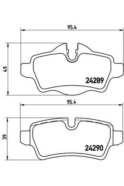 Kit pastiglie freno, Freno a disco BREMBO 65-P 06 052