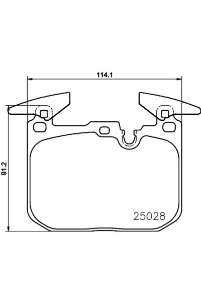 Set di pastiglie, freno a disco brembo 65-P 06 096