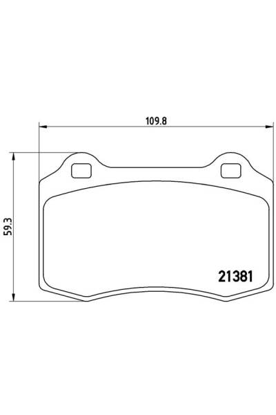 Kit pastiglie freno, Freno a disco BREMBO 65-P 24 073