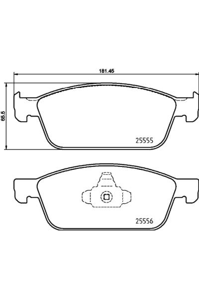 Set di pastiglie, freno a disco brembo 65-P 24 199