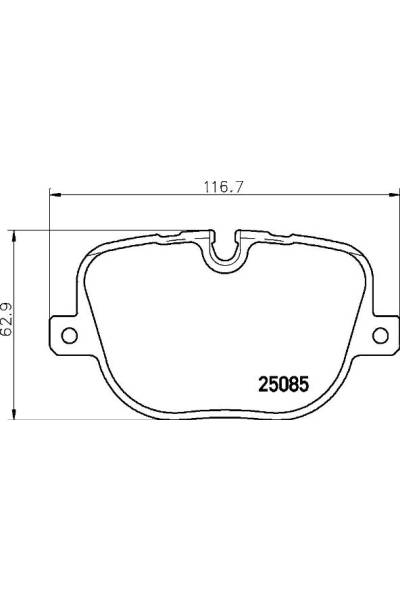 Kit pastiglie freno, Freno a disco BREMBO 65-P 44 025