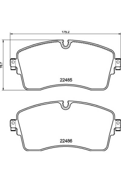 Set di pastiglie, freno a disco brembo 65-P 44 028