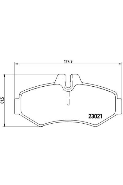 Kit pastiglie freno, Freno a disco BREMBO 65-P 50 020