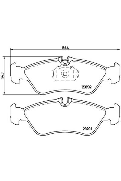 Kit pastiglie freno, Freno a disco BREMBO 65-P 50 082