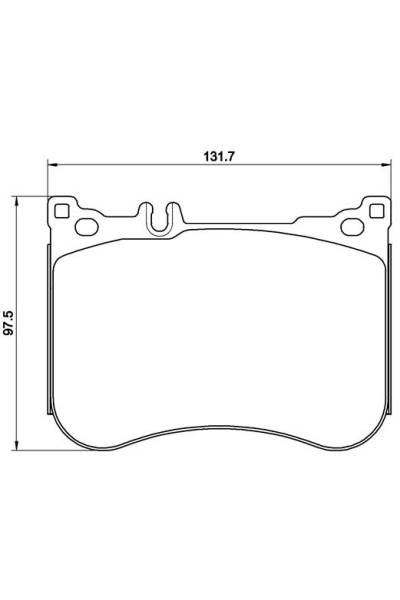 Set di pastiglie, freno a disco brembo 65-P 50 114