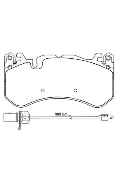 Set di pastiglie, freno a disco brembo 65-P 50 127