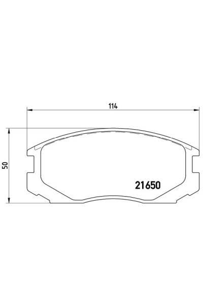 Kit pastiglie freno, Freno a disco BREMBO 65-P 54 015