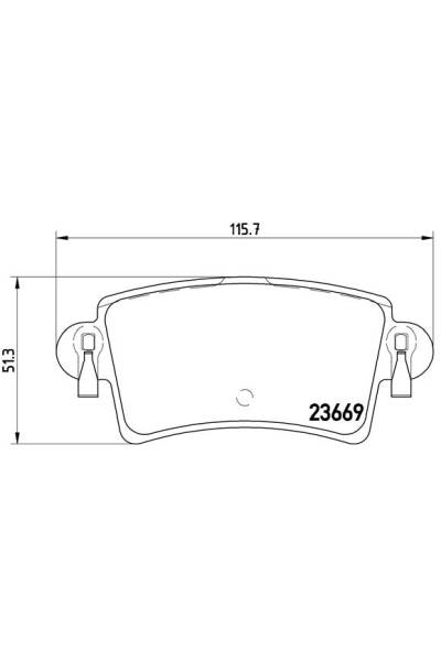 Kit pastiglie freno, Freno a disco BREMBO 65-P 59 040