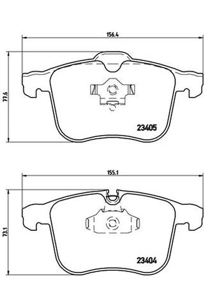 Kit pastiglie freno, Freno a disco BREMBO 65-P 59 049