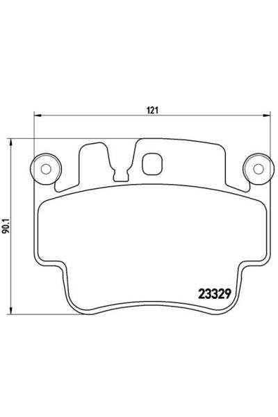 Kit pastiglie freno, Freno a disco BREMBO 65-P 65 009