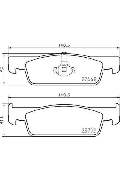 Set di pastiglie, freno a disco brembo 65-P 68 069