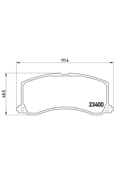 Kit pastiglie freno, Freno a disco BREMBO 65-P 79 010