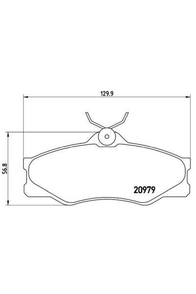 Kit pastiglie freno, Freno a disco BREMBO 65-P 85 008