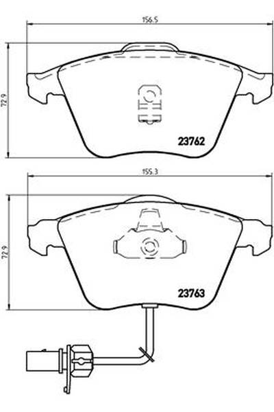 Kit pastiglie freno, Freno a disco BREMBO 65-P 85 056