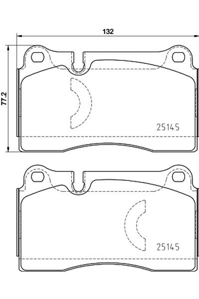 Set di pastiglie, freno a disco brembo 65-P 85 159
