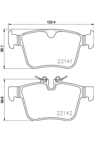 Set di pastiglie, freno a disco brembo 65-P 86 029