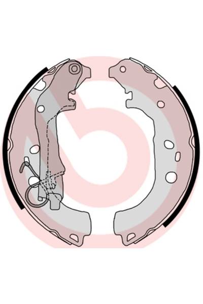 Ganascia del freno - set brembo 65-S 23 518