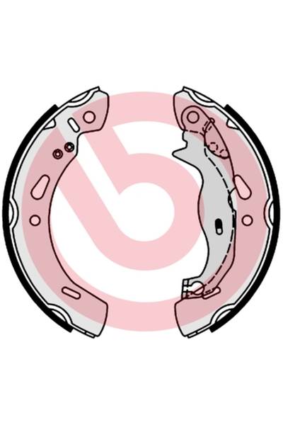 Ganascia del freno - set brembo 65-S 24 548