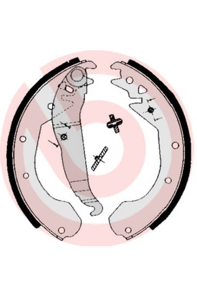 Ganascia del freno - set brembo 65-S 59 510