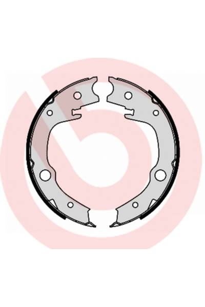 Ganascia del freno, freno di stazionamento - set brembo 65-S 83 551