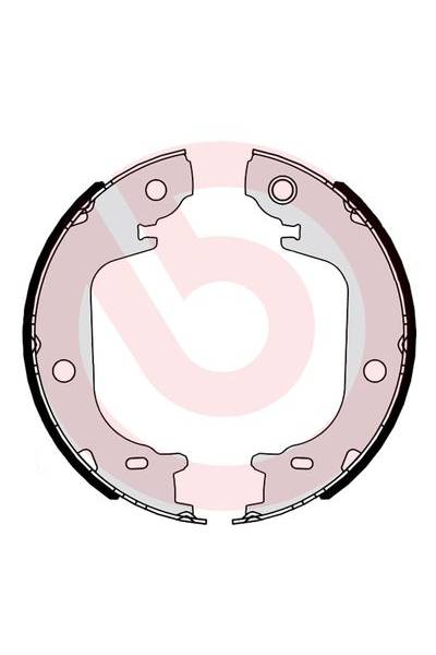Ganascia del freno, freno di stazionamento - set brembo 65-S 83 565
