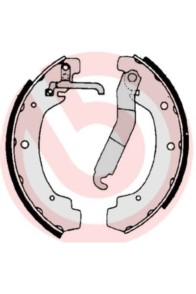 Ganascia del freno - set brembo 65-S 85 534
