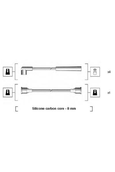 Set di cavi di accensione magneti marelli 95-941185070768