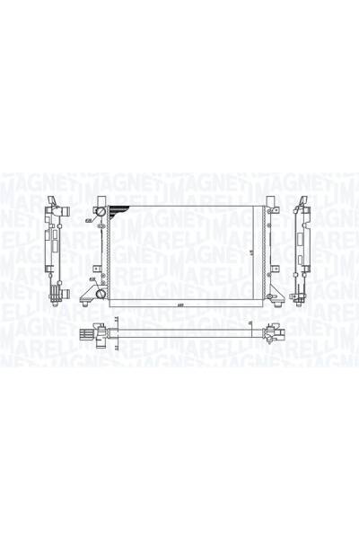 Radiatore, Raffreddamento motore magneti marelli 95-350213189400