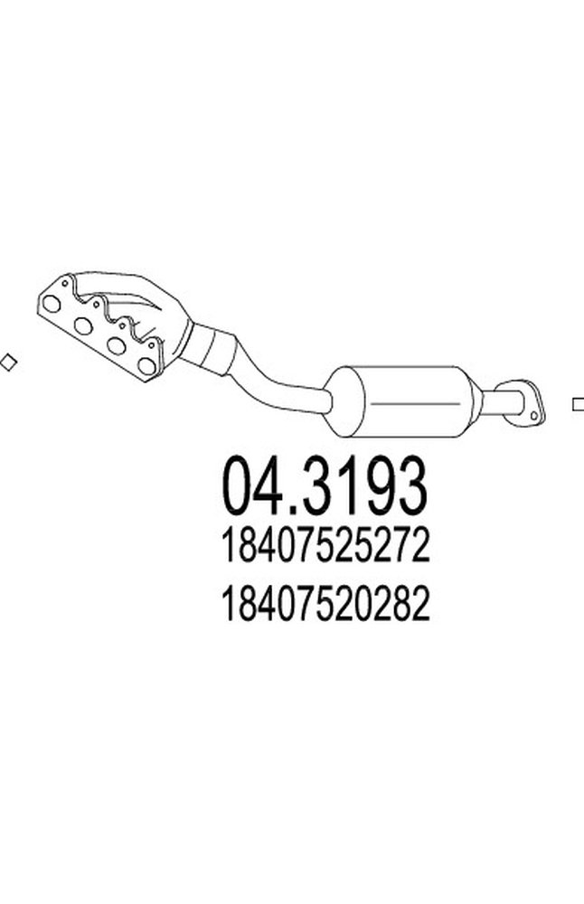 catalizzatore mts 04.3193
