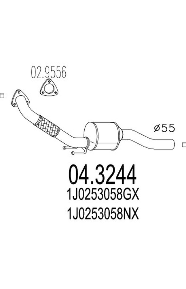 catalizzatore mts 04.3244