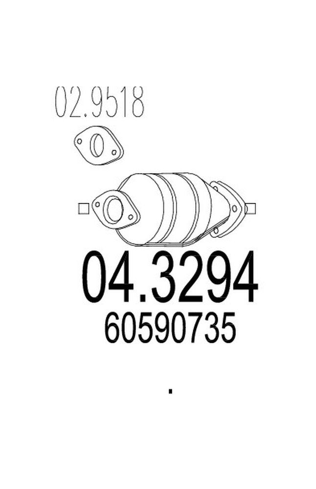 catalizzatore mts 04.3294