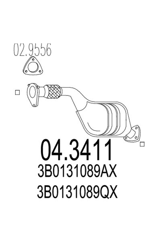 catalizzatore mts 04.3411