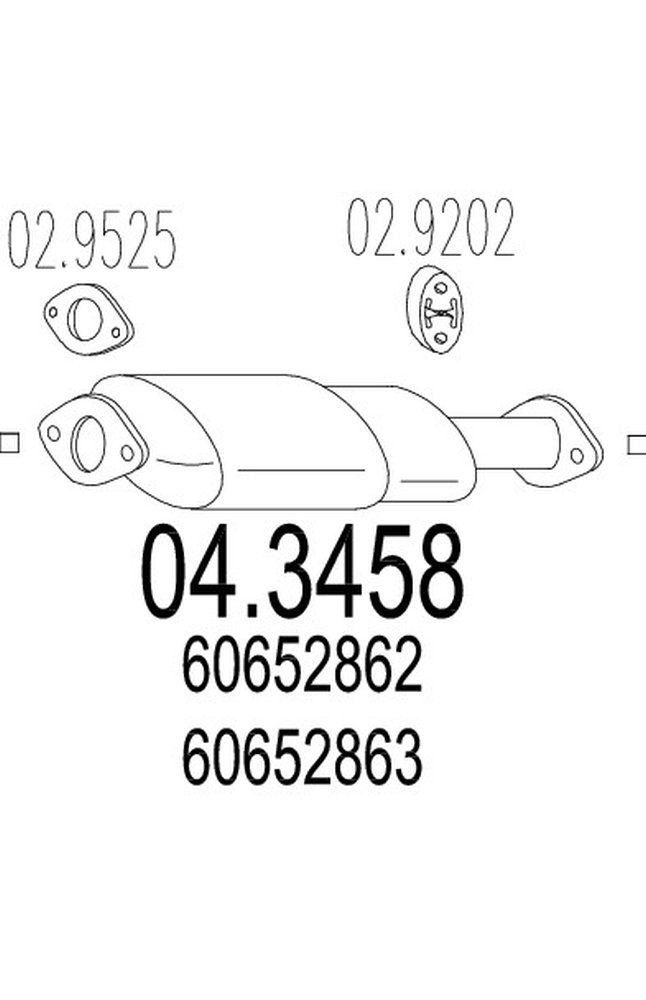 catalizzatore mts 04.3458