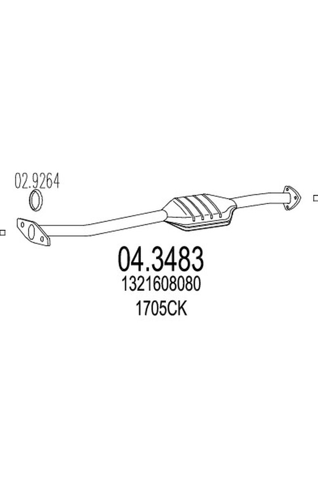 catalizzatore mts 04.3483