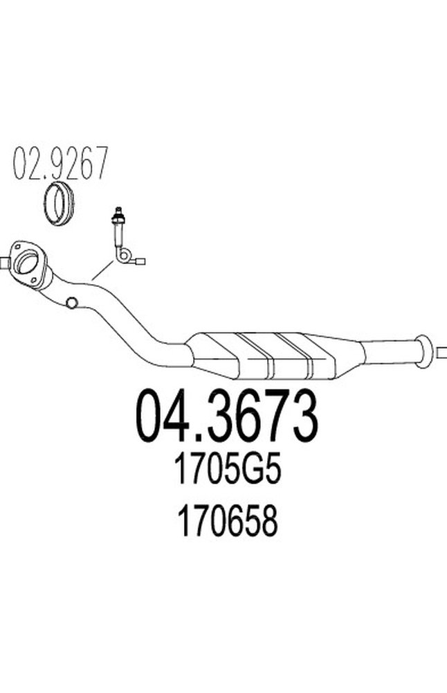 catalizzatore mts 04.3673